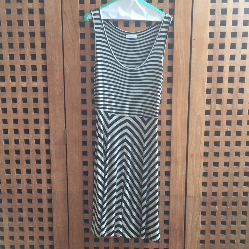 Calvin Klein striped dress
